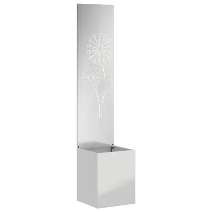 Schermo per privacy in giardino Traforo Argento 32 x 150 cm | homemem39