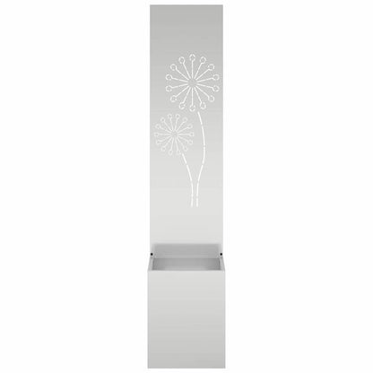 Schermo per privacy in giardino Traforo Argento 32 x 150 cm | homemem39