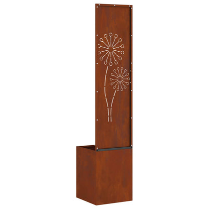 Schermo per privacy in giardino Ruggine 32 x 32 x 150 cm | homemem39