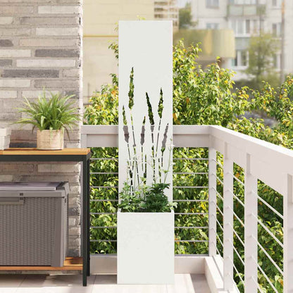Schermo per privacy in giardino Traforo Bianco 32 x 150 cm