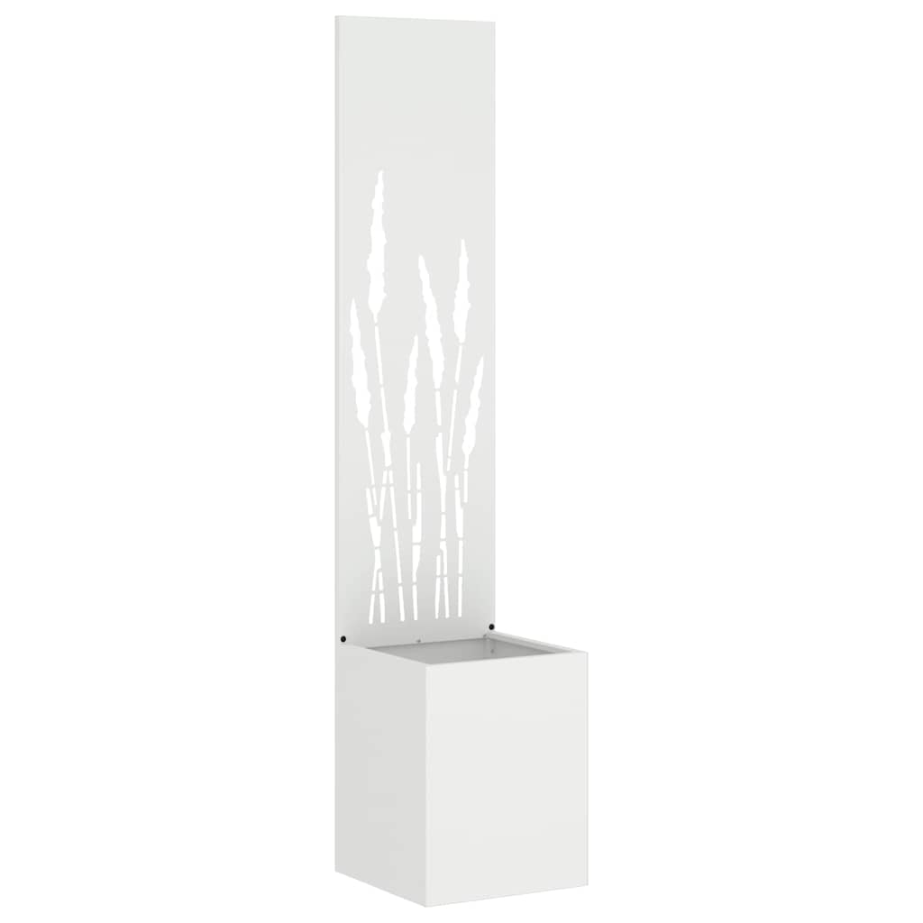 Schermo per privacy in giardino Traforo Bianco 32 x 140 cm