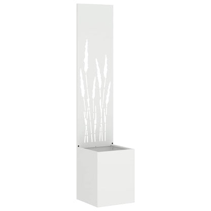 Schermo per privacy in giardino Traforo Bianco 32 x 140 cm