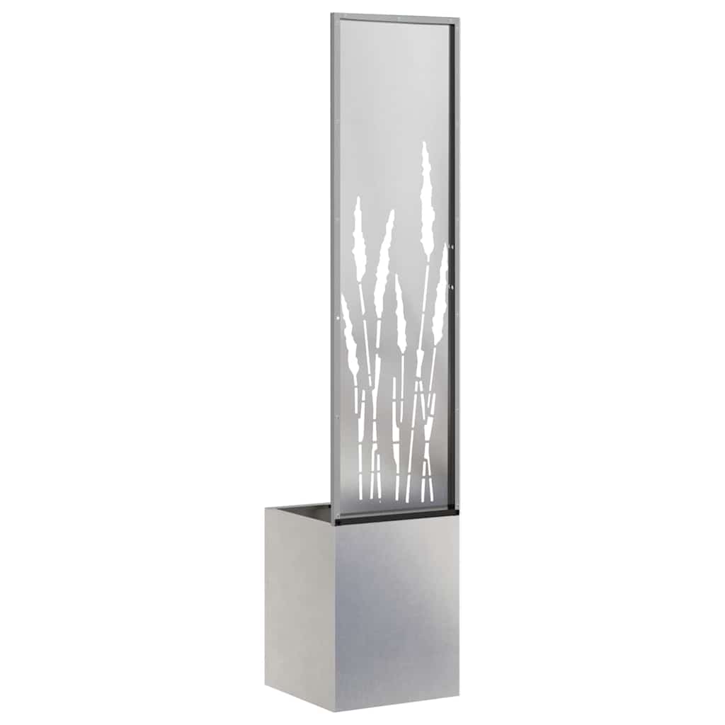 Schermo per privacy in giardino Traforo Argento 32 x 150 cm