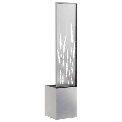 Schermo per privacy in giardino Traforo Argento 32 x 150 cm