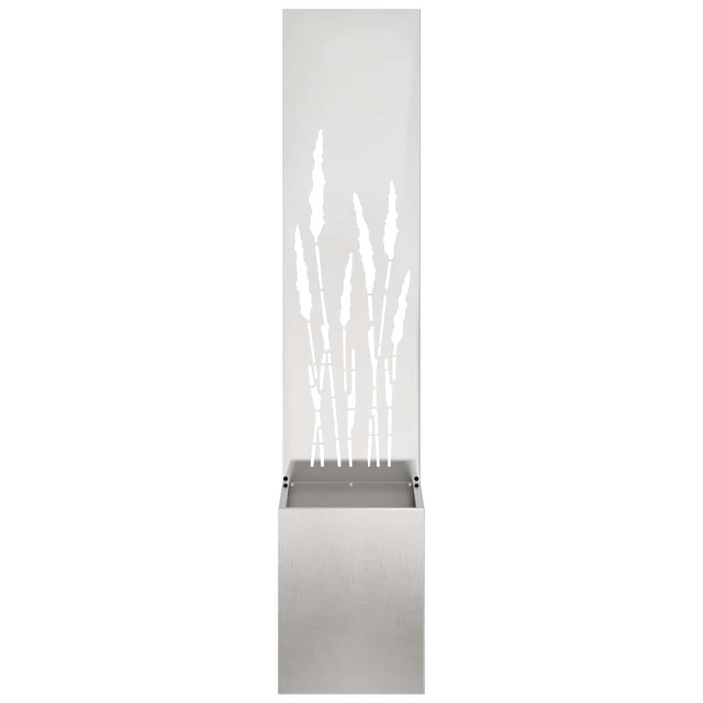 Schermo per privacy in giardino Traforo Argento 32 x 150 cm