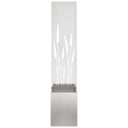 Schermo per privacy in giardino Traforo Argento 32 x 150 cm
