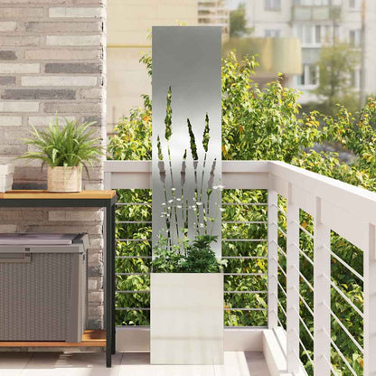 Schermo per privacy in giardino Traforo Argento 32 x 150 cm