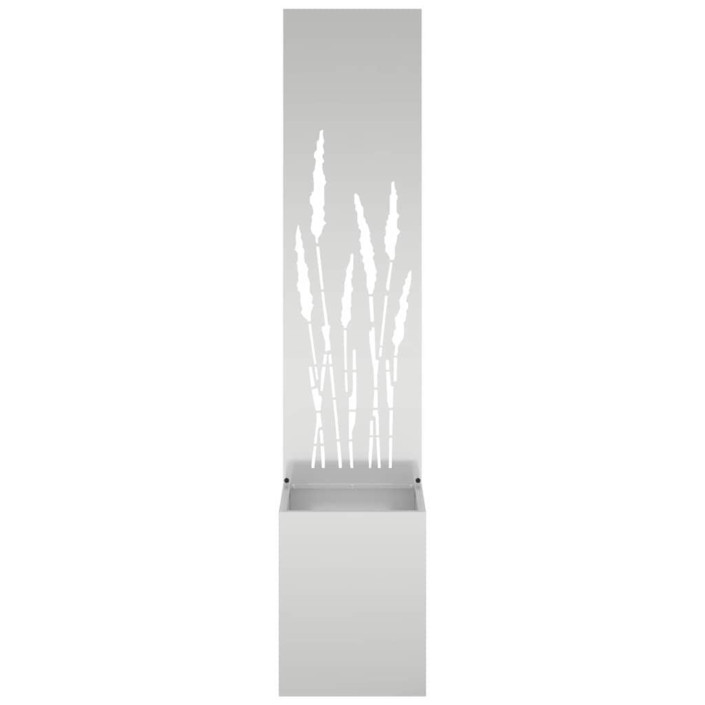 Schermo per privacy in giardino Traforo Argento 32 x 150 cm