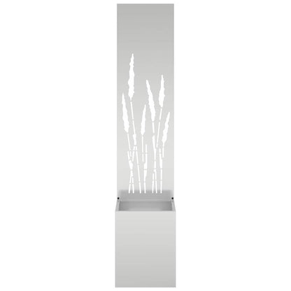 Schermo per privacy in giardino Traforo Argento 32 x 150 cm