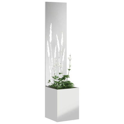 Schermo per privacy in giardino Traforo Argento 32 x 150 cm