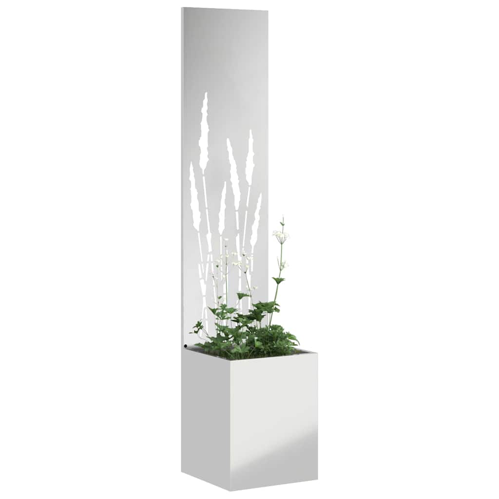 Schermo per privacy in giardino Traforo Argento 32 x 150 cm