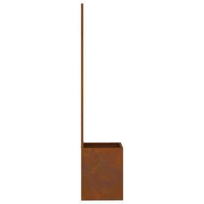Schermo per privacy in giardino Traforo Ruggine 32 x 150 cm