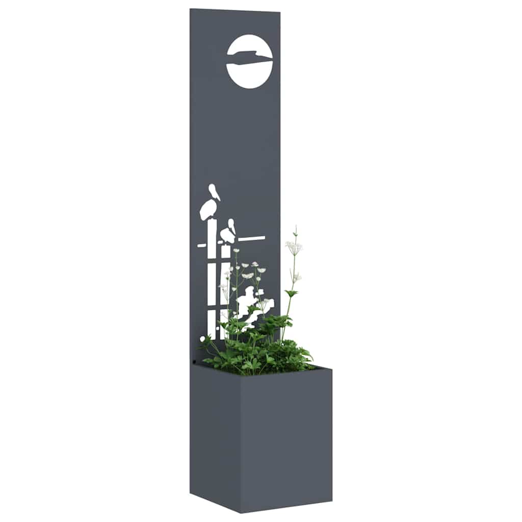 Schermo per privacy in giardino Traforo Antracite 32 x 140 cm