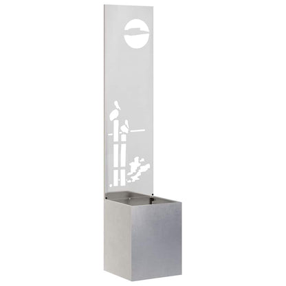 Schermo per privacy in giardino Traforo Argento 32 x 140 cm