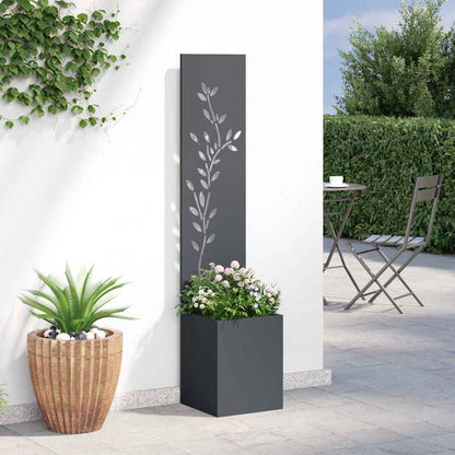 Schermo per privacy in giardino Floreale Antracite 32 x 140 cm
