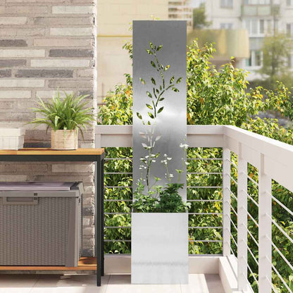 Schermo per privacy in giardino Argento 32 x 32 x 150 cm