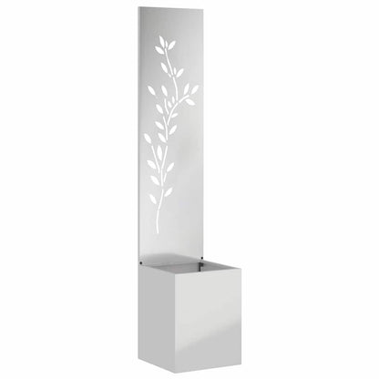 Schermo per privacy in giardino Argento 32 x 32 x 150 cm