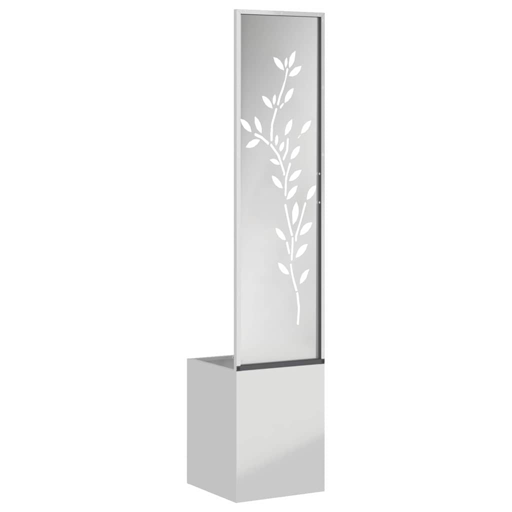 Schermo per privacy in giardino Argento 32 x 32 x 150 cm | homemem39