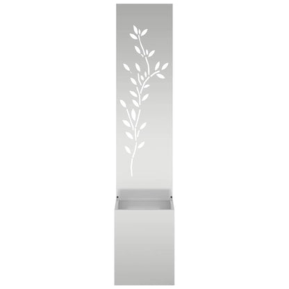 Schermo per privacy in giardino Argento 32 x 32 x 150 cm | homemem39