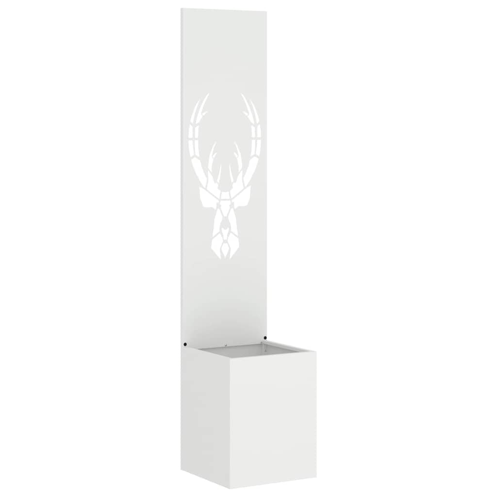 Schermo per privacy in giardino Bianco 32 x 140 cm