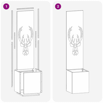 Schermo per privacy in giardino Oliver verde 32 x 140 cm