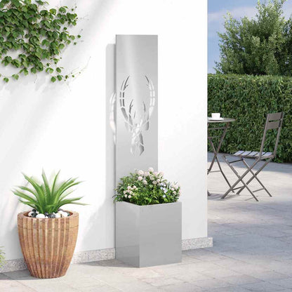 Schermo per privacy in giardino Argento 32 x 140 cm