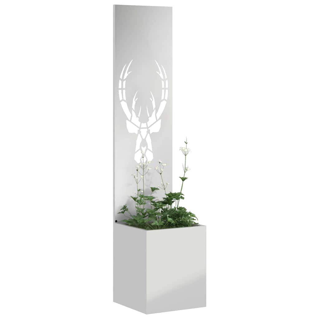 Schermo per privacy in giardino Argento 32 x 32 x 150 cm | homemem39