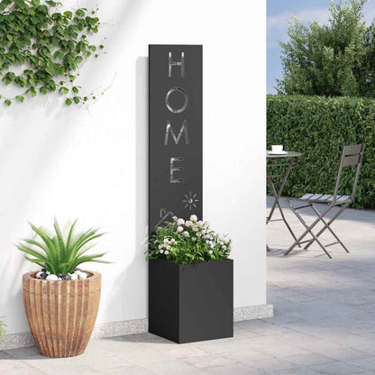 Schermo per privacy in giardino Traforo Nero 32 x 140 cm