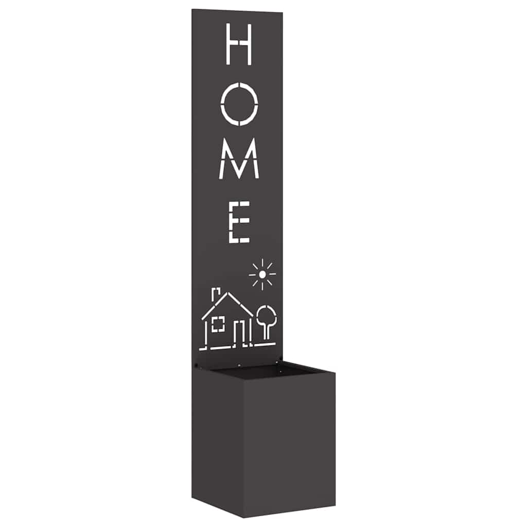 Schermo per privacy in giardino Traforo Nero 32 x 140 cm