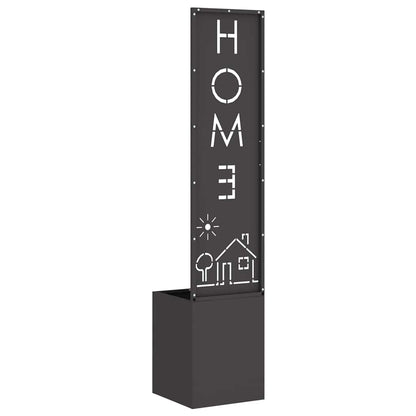 Schermo per privacy in giardino Traforo Nero 32 x 140 cm