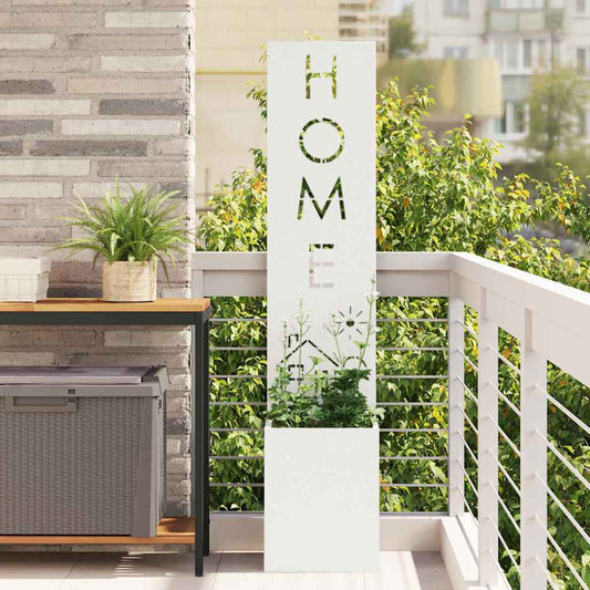 Schermo per privacy in giardino Traforo Bianco 32 x 140 cm