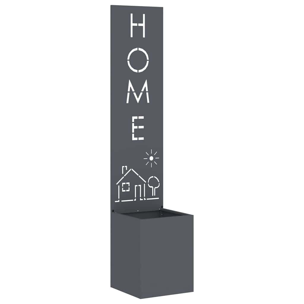 Schermo per privacy in giardino Traforo Antracite 32 x 140 cm