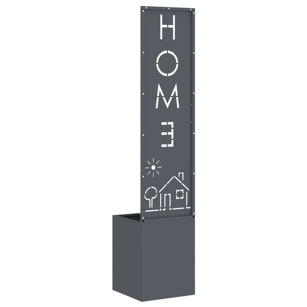 Schermo per privacy in giardino Traforo Antracite 32 x 140 cm