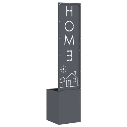 Schermo per privacy in giardino Traforo Antracite 32 x 140 cm