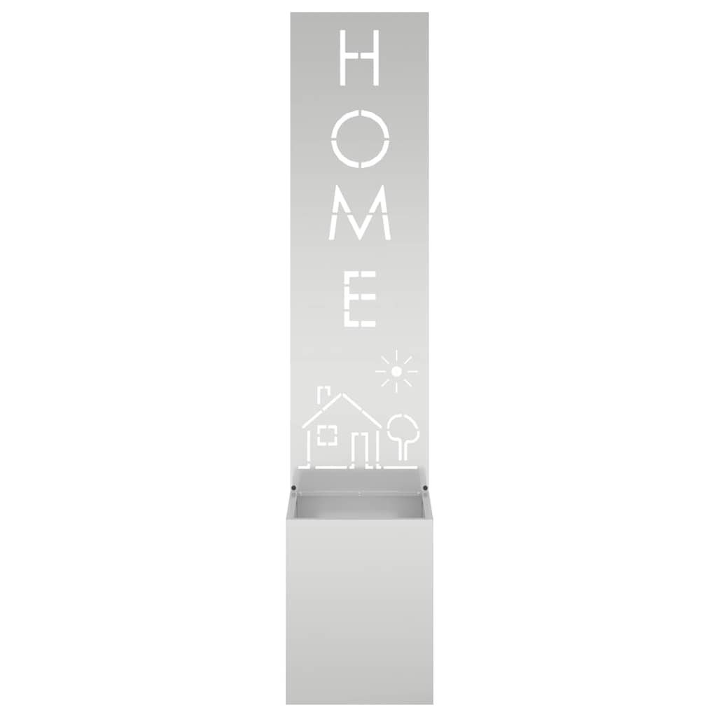 Schermo per privacy in giardino Traforo Argento 32 x 140 cm