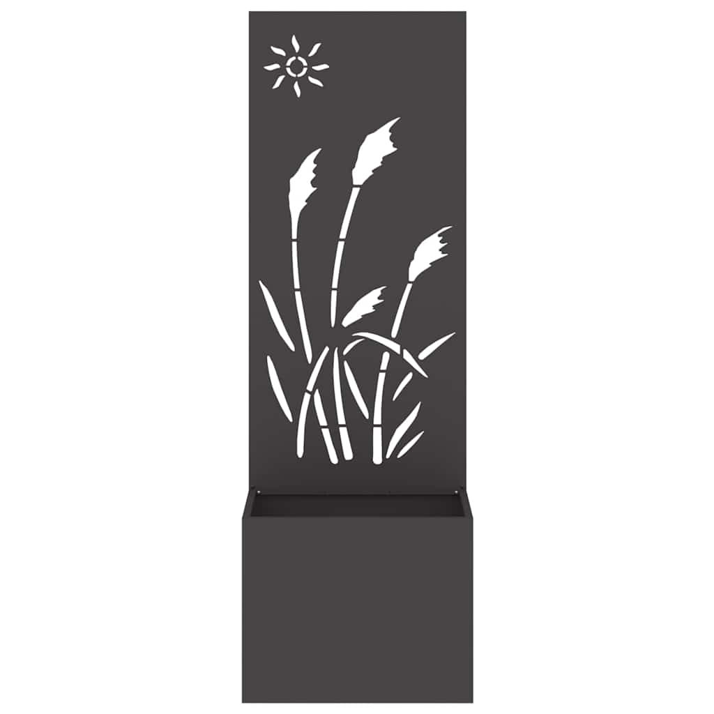 Schermo per privacy in giardino Traforo Nero 50 x 140 cm