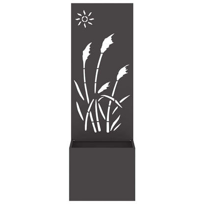 Schermo per privacy in giardino Traforo Nero 50 x 140 cm