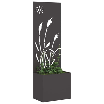 Schermo per privacy in giardino Traforo Nero 50 x 140 cm