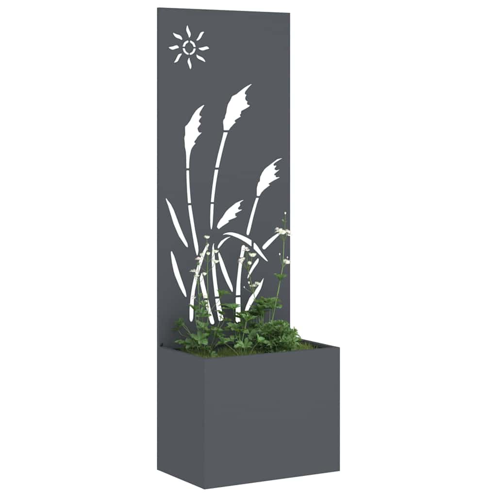 Schermo per privacy in giardino Traforo Antracite 50 x 140 cm