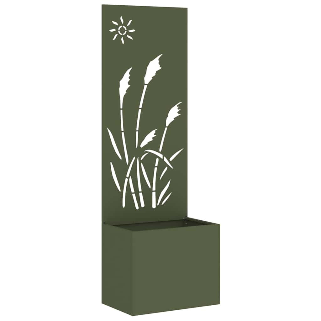 Schermo per privacy in giardino Oliver verde 50 x 140 cm