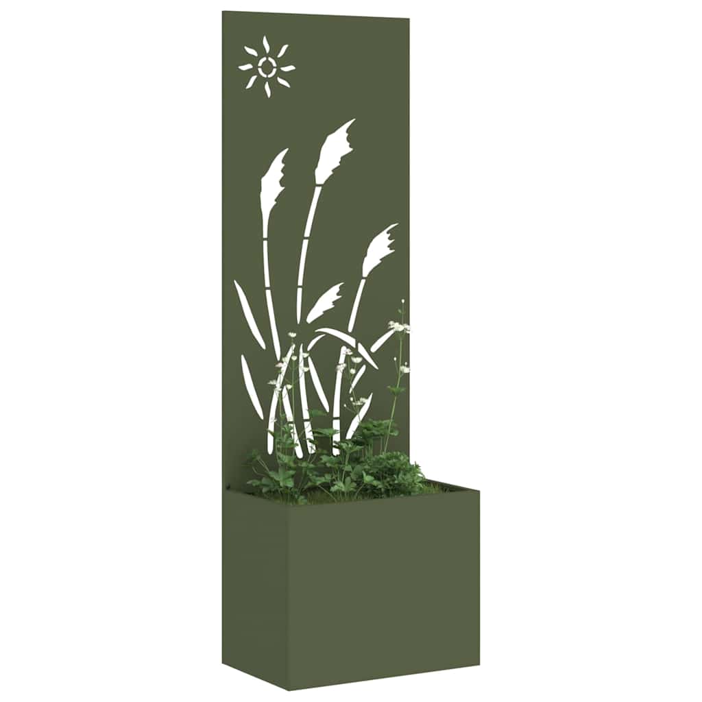 Schermo per privacy in giardino Oliver verde 50 x 140 cm