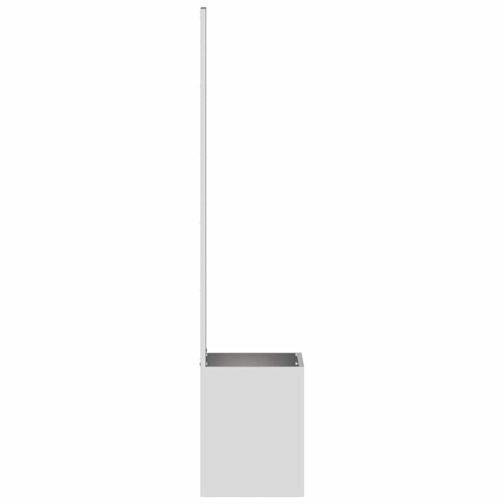 Schermo per privacy in giardino Traforo Argento 50 x 140 cm | homemem39