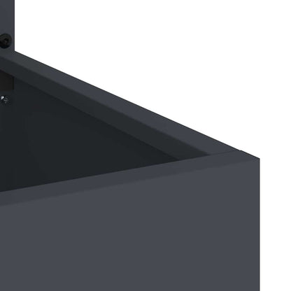 Schermo per privacy in giardino Floreale Antracite 50 x 140 cm