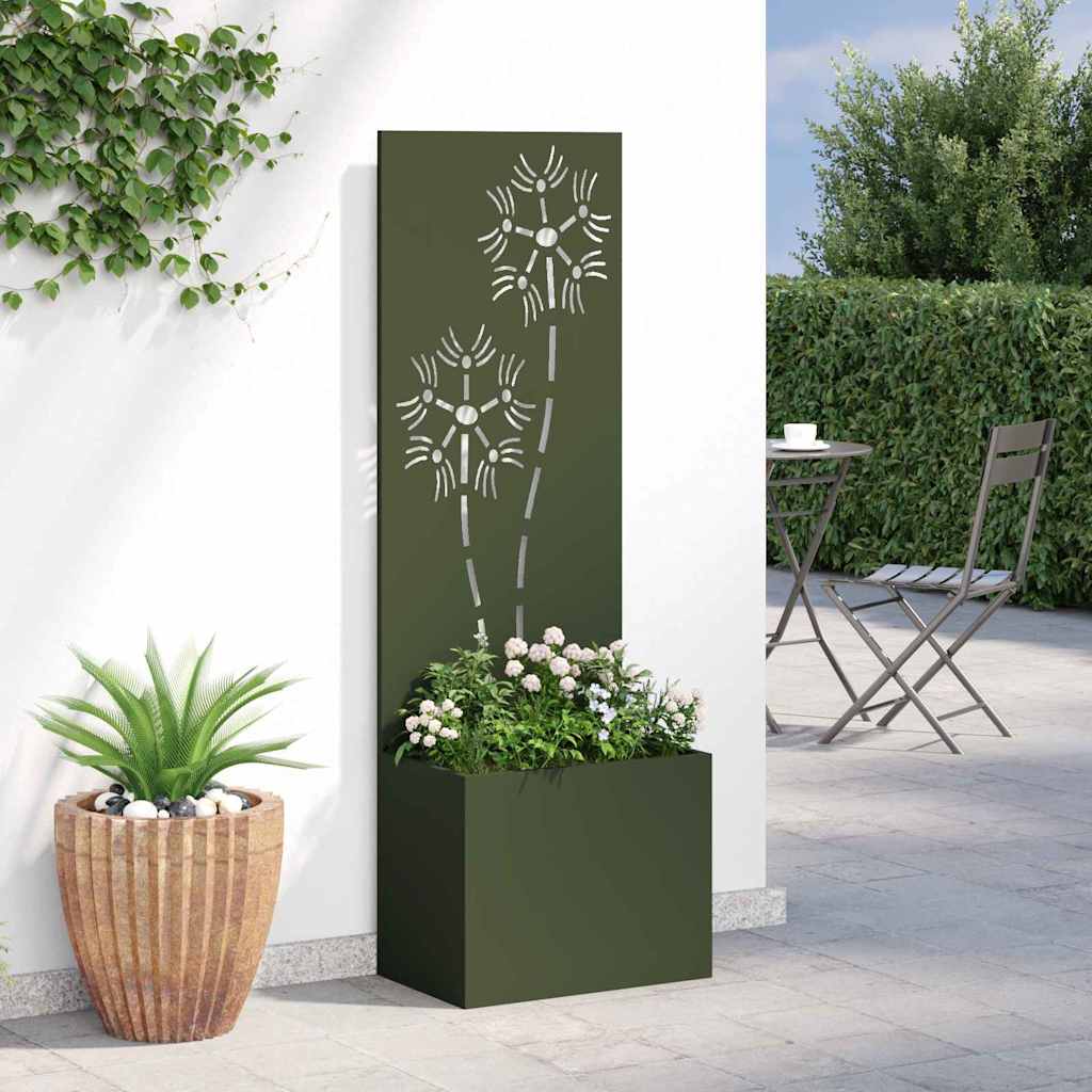 Schermo per privacy in giardino Oliver verde 50 x 140 cm