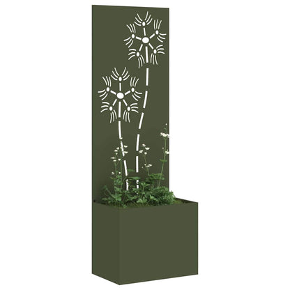 Schermo per privacy in giardino Oliver verde 50 x 140 cm