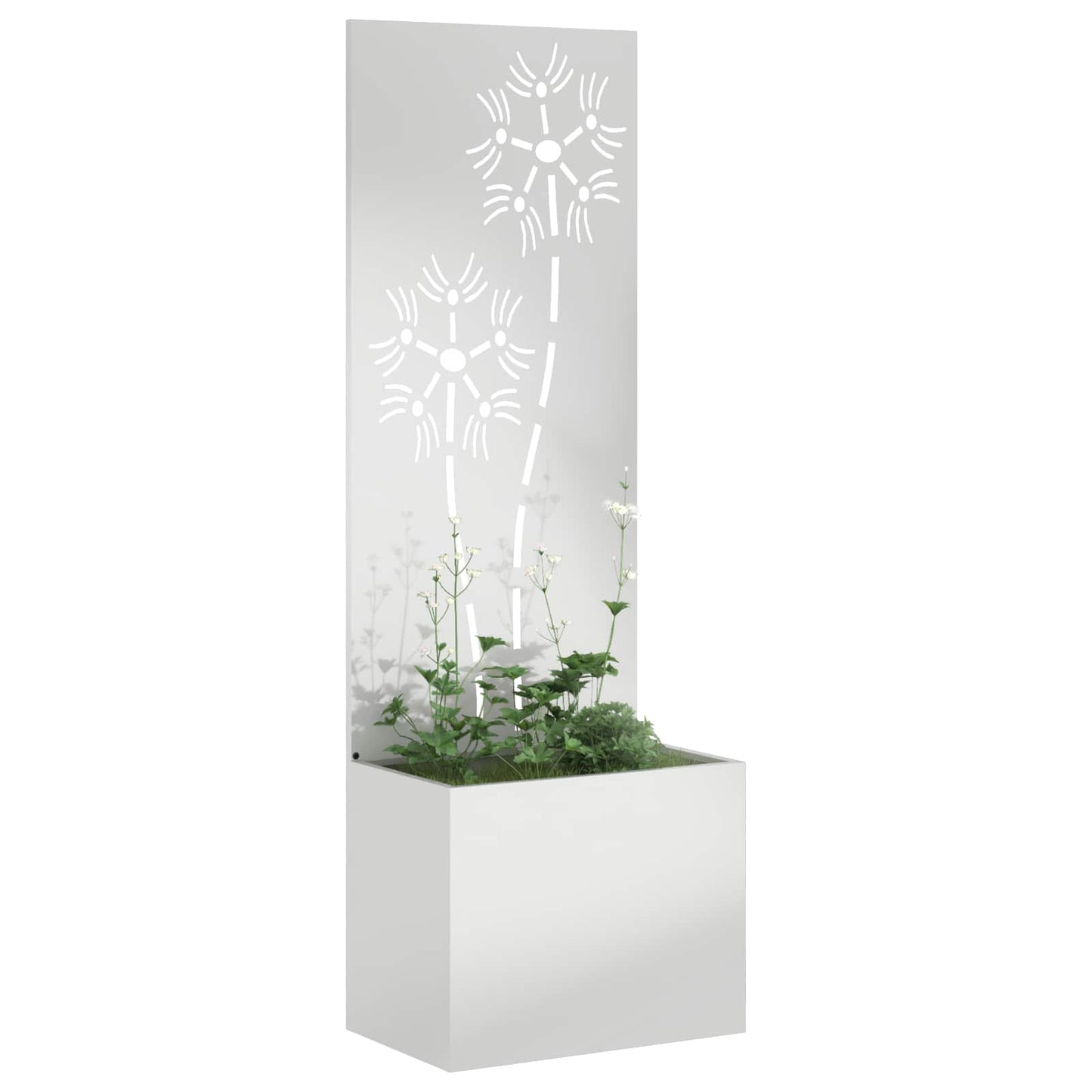 Schermo per privacy in giardino Floreale Argento 50 x 150 cm