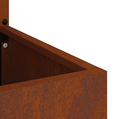 Schermo per privacy in giardino Ruggine 50 x 32 x 150 cm