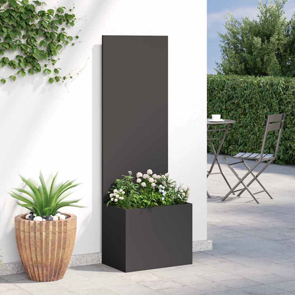 Schermo per privacy in giardino Traforo Nero 50 x 140 cm