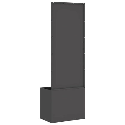 Schermo per privacy in giardino Traforo Nero 50 x 150 cm