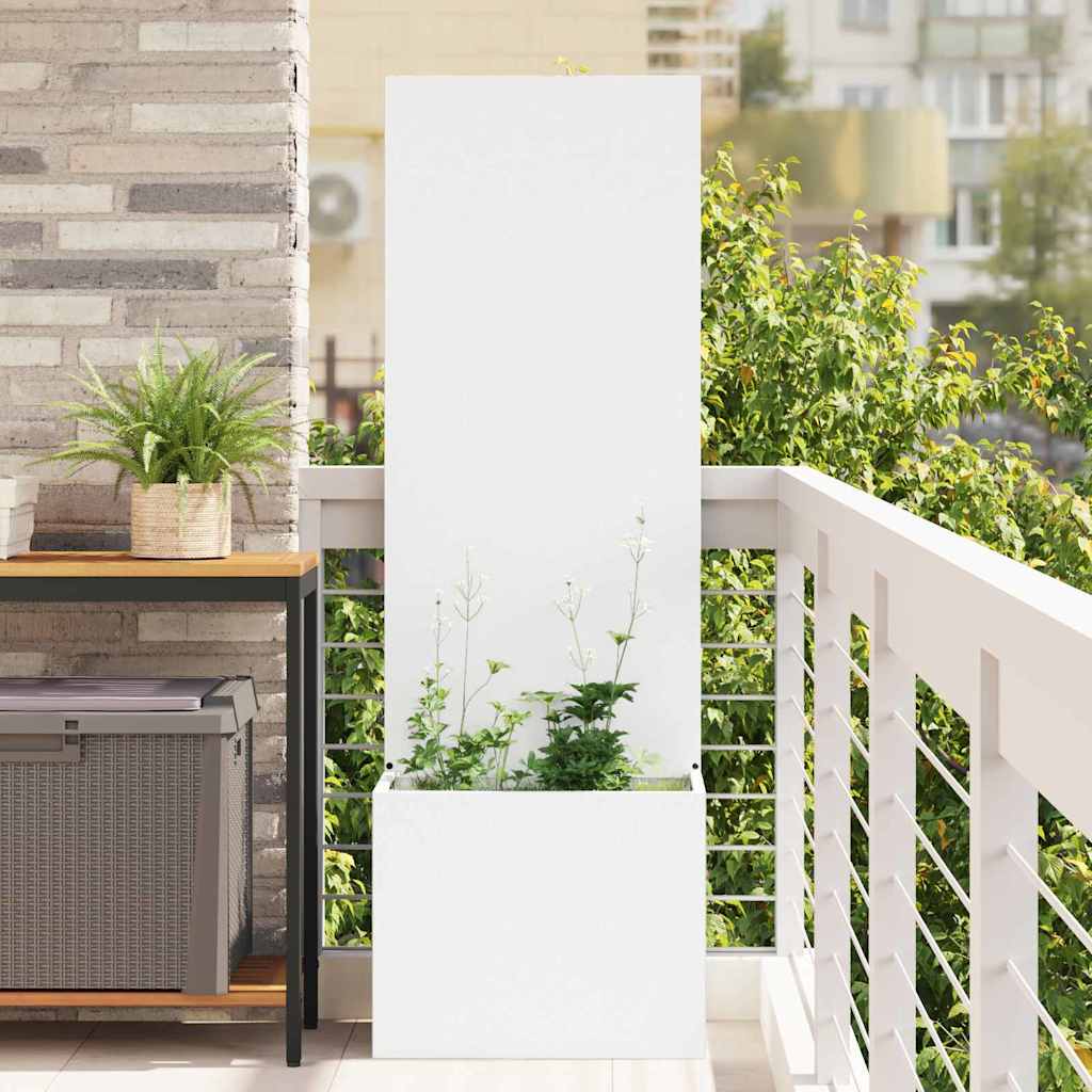 Schermo per privacy in giardino Traforo Bianco 50 x 140 cm